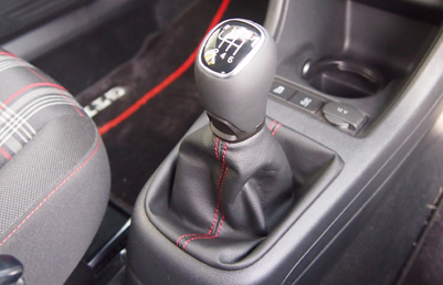 COX Shift Lever Kit (Red Stitch Boot & Knob) for up! GTI【欠品中
